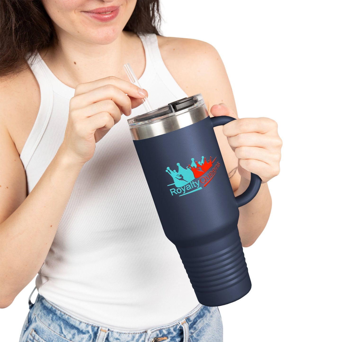 Royalty Queens Insulated Travel Mug – 40oz, Perfect for On-the-Go Hydration