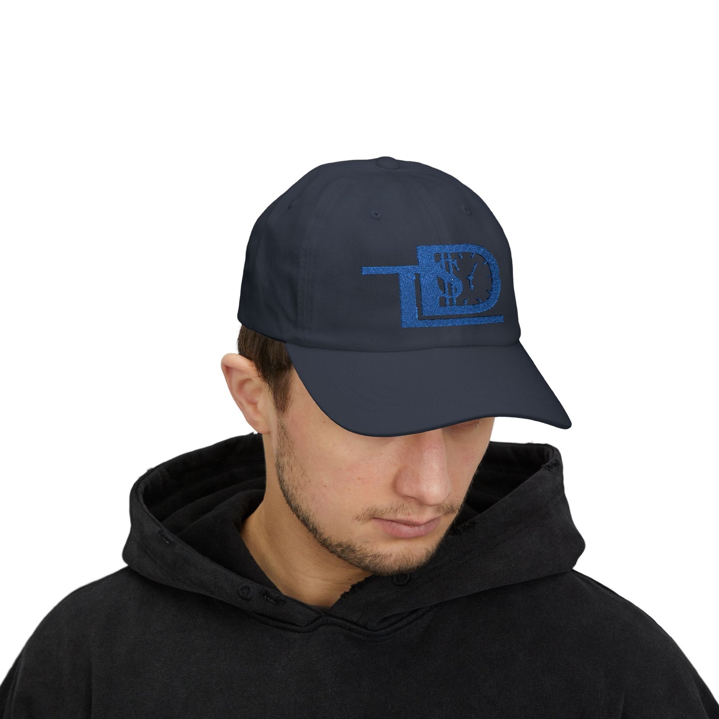 White Classic Dad Cap with Dollar Clock Design - Perfect for Gifting, Casual Outings, and Everyday Wear