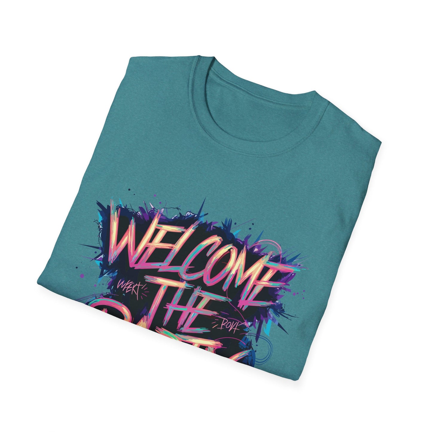Welcome the Party Unisex Softstyle T-Shirt, Party Shirt, Celebration Tee, Casual Wear, Gift for Party Lovers, Festival Clothing