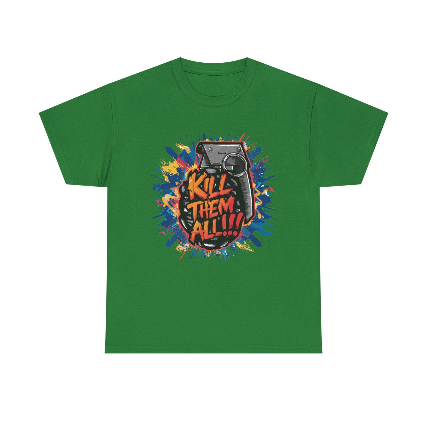 Unisex Graphic Tee with 'Kill Them All' Design | Casual Wear, Streetwear, Graphic T-Shirt, Gift for Gamers, Statement Shirt