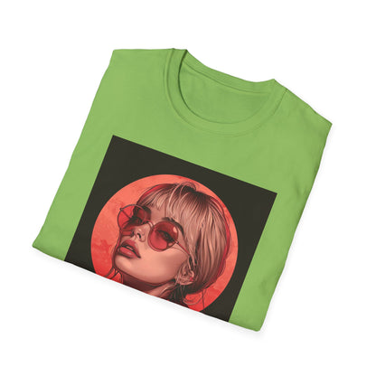 Retro Chic Graphic T-Shirt with Stylish Artwork