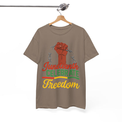 Juneteenth Freedom Tee, Celebrate Freedom Shirt, Unisex Cotton T-Shirt, Black History Month Apparel, Equality and Justice Top