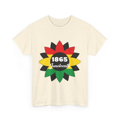 Juneteenth Celebration Tee - Unisex Heavy Cotton Shirt, African Heritage Apparel, Black History Month, 1865 Roots, Proud Culture Wear