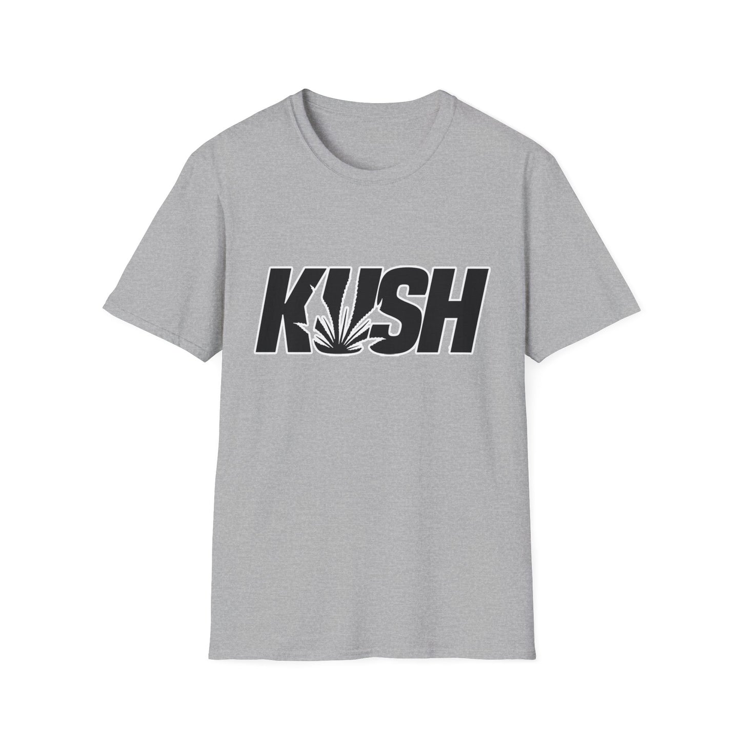 KUSH Graphic Unisex Softstyle T-Shirt - Cool Cannabis Vibe