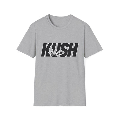 KUSH Graphic Unisex Softstyle T-Shirt - Cool Cannabis Vibe