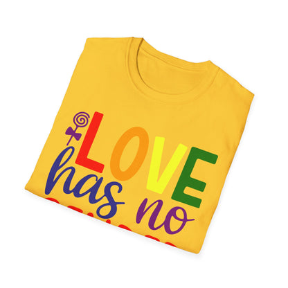 Love Has No Gender Unisex T-Shirt, LGBTQ+ Pride Tee, Comfort Fit Shirt, Gift for Allies, Inclusivity Apparel, Birthday Celebration Top