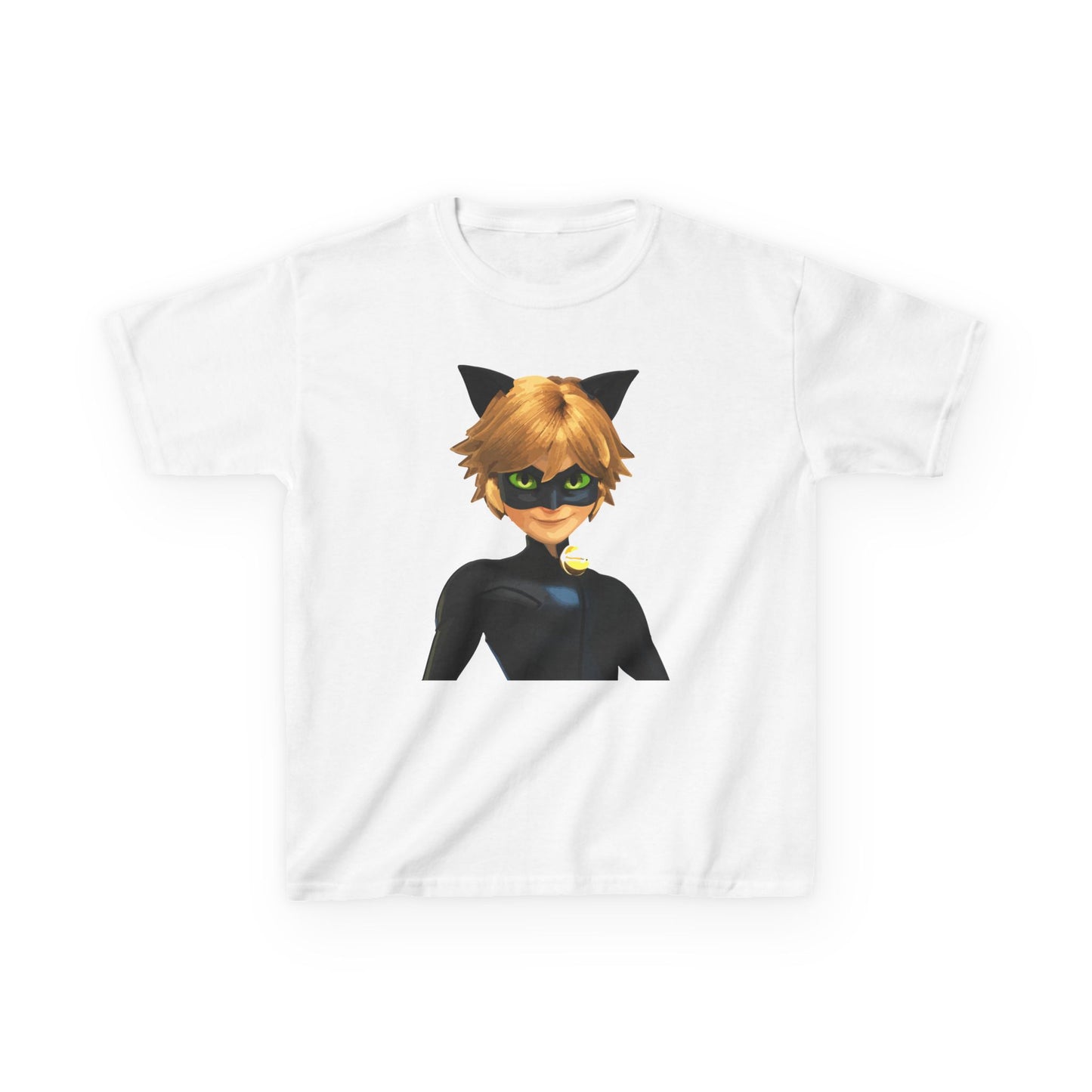 Kids Cat Superhero Tee, Cartoon Shirt, Children's Birthday Gift, Fun Playwear, Gift for Kids, Cat Lover Gift