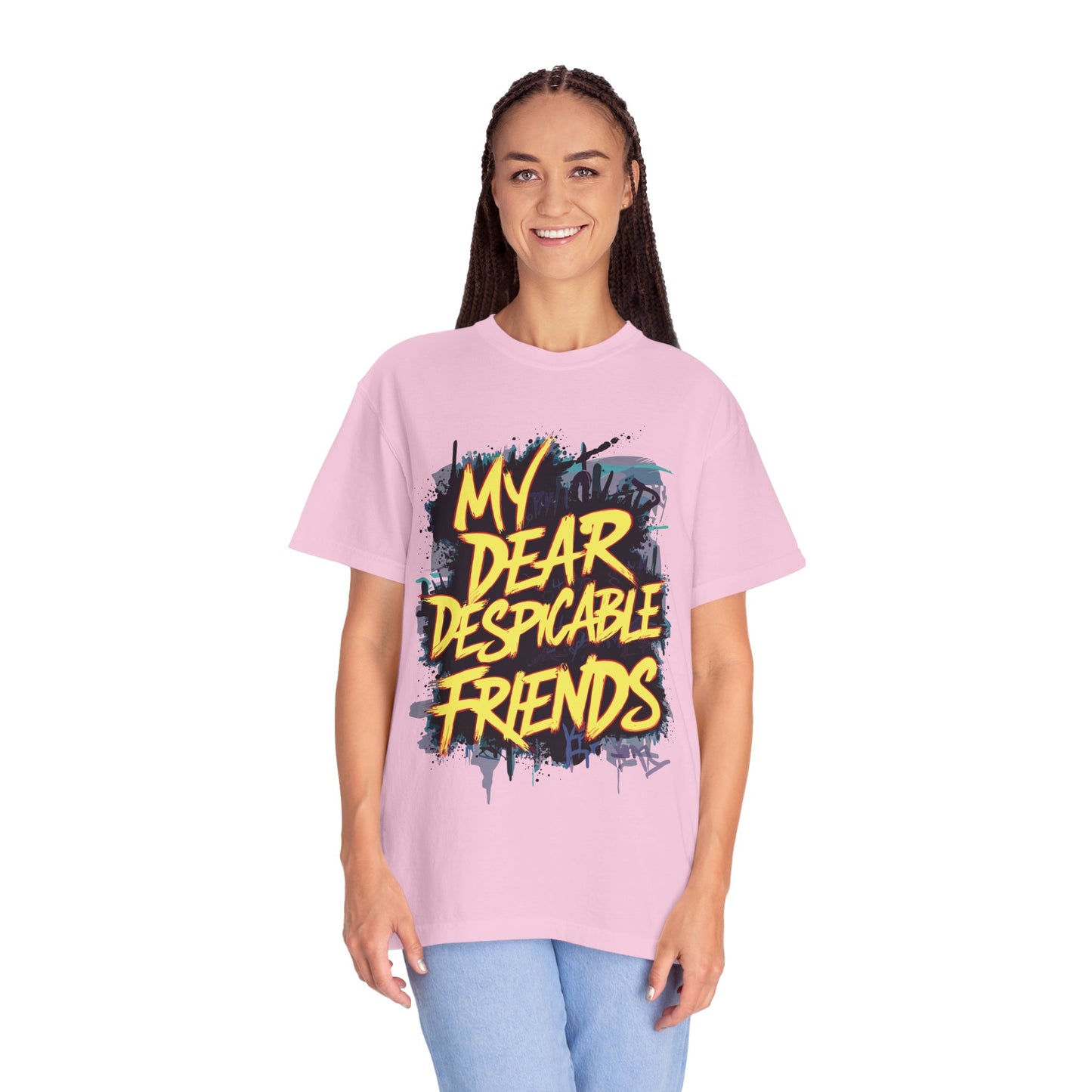 Despicable Friends Graphic Tee, Unisex T-Shirt, Casual Wear, Gift for Friends, Fun Statement Shirt, Graphic Tee for Fans