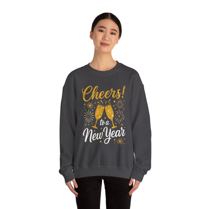 Cheers to a New Year Sweatshirt — New Year’s Eve Celebration Crewneck