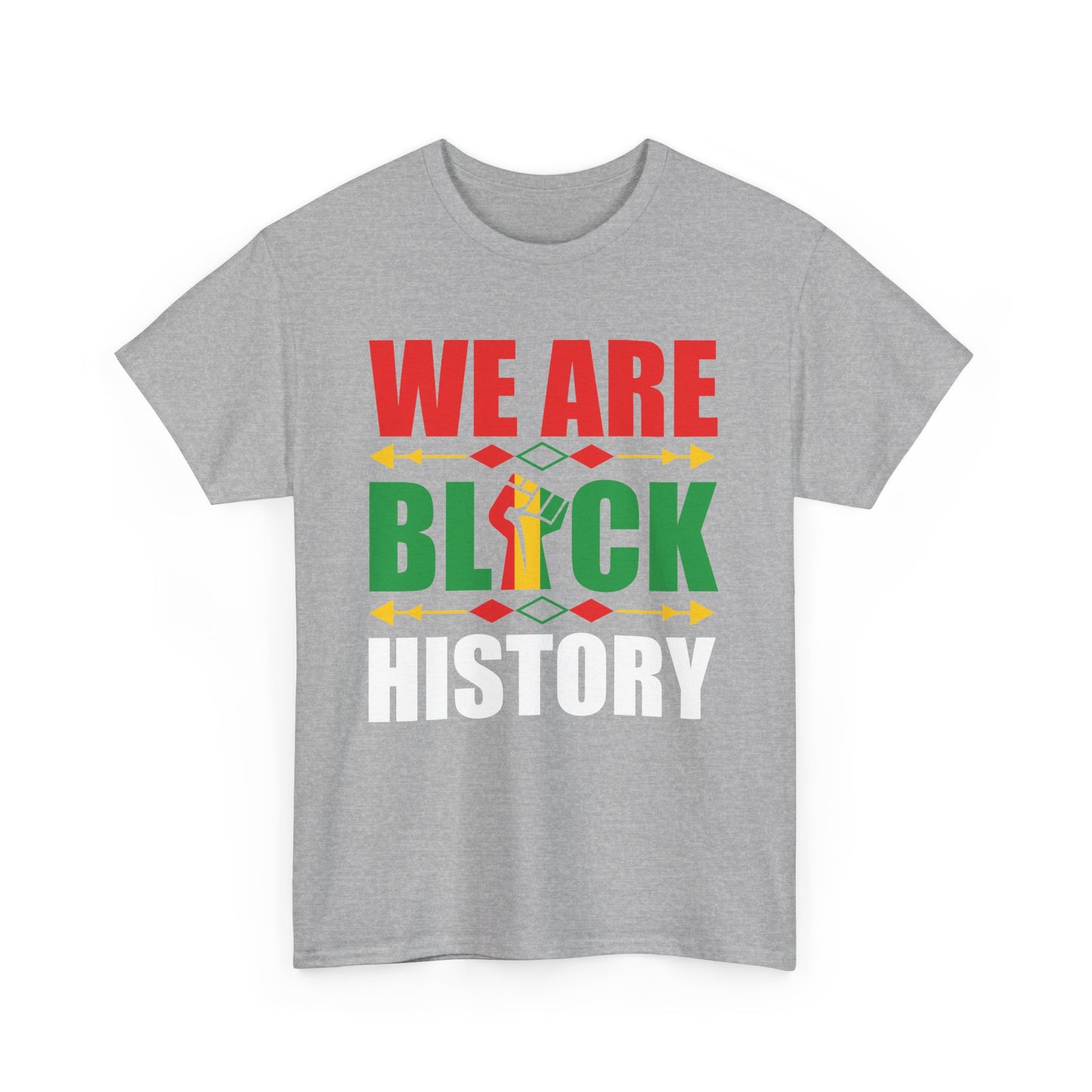 Unisex Heavy Cotton Tee - WE ARE BLACK HISTORY - Statement Tee, Celebrate Black History Month, Cultural Pride Apparel, Gift for [...]