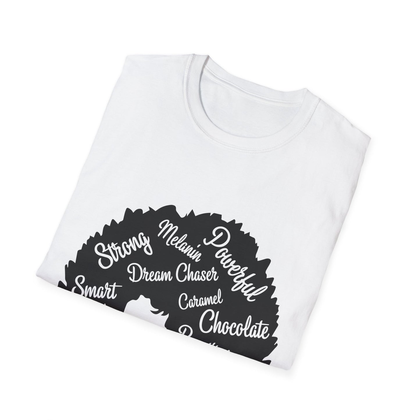 Empowering Afro-Heart Unisex T-Shirt, Celebrating Black Culture, Affirmation Tee, Gift for Her, Inspirational Shirt