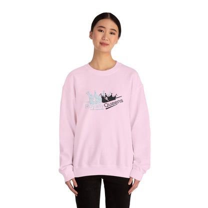 Queen Crown Crewneck Sweatshirt — 'Queens' Graphic Pride Pullover