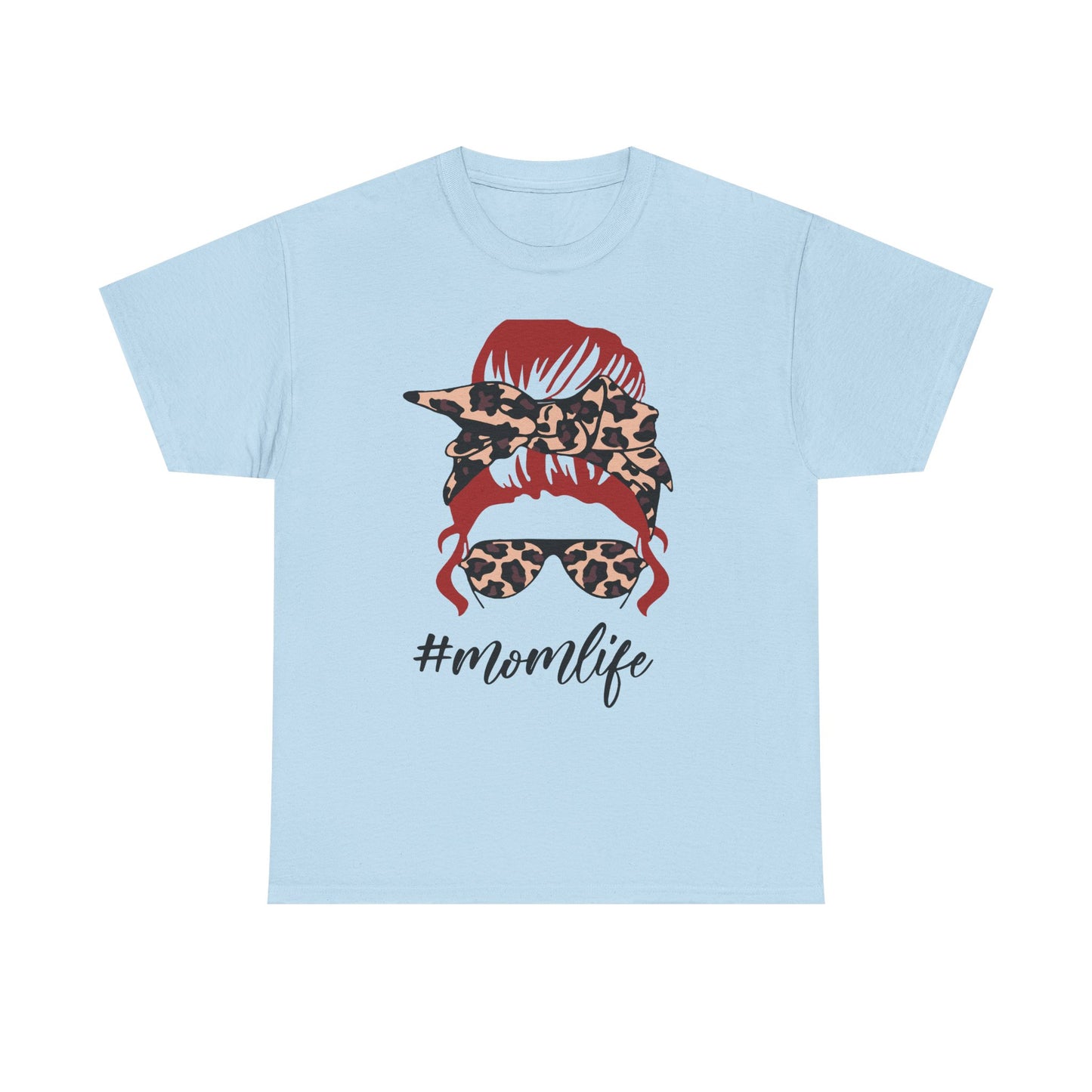 #Momlife Unisex Heavy Cotton Tee - Stylish & Comfortable T-Shirt for Moms