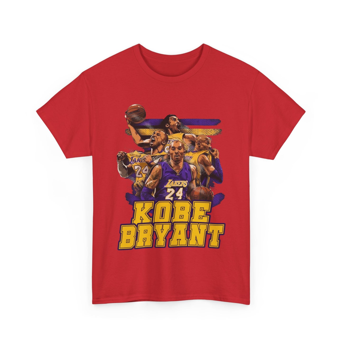 Kobe Bryant Tribute Unisex Heavy Cotton Tee - Basketball Legend Shirt