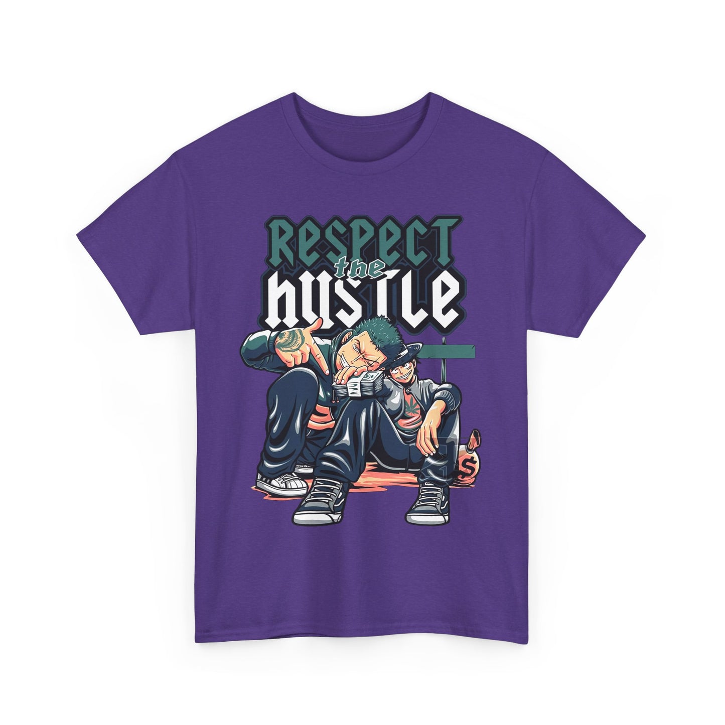 Respect the Hustle Unisex Heavy Cotton Tee - Streetwear Style Graphic Tee