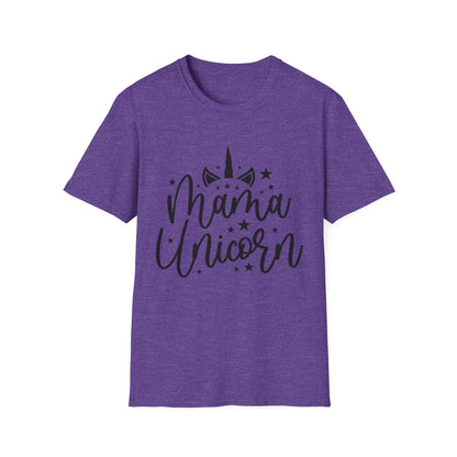 Mama Unicorn Unisex Softstyle T-Shirt – Perfect Gift for Moms, Magical Occasions & Everyday Wear
