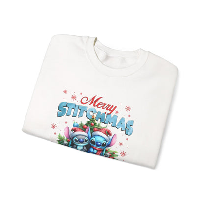 Merry Stitchmas Sweatshirt – Cute Stitch Holiday Crewneck
