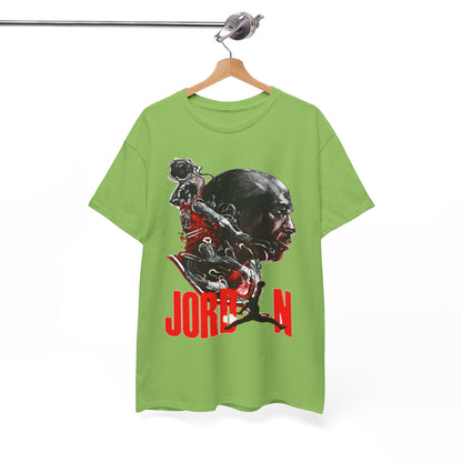 Jordan Inspired Unisex Heavy Cotton Tee - Retro Style Graphic Shirt