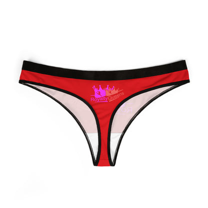 Royalty Queens Women's Thongs - Playful Lingerie, Bold Underwear for Self-Confidence, Fun Celebrations, Stylish Gifts