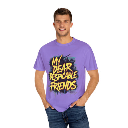 Despicable Friends Graphic Tee, Unisex T-Shirt, Casual Wear, Gift for Friends, Fun Statement Shirt, Graphic Tee for Fans