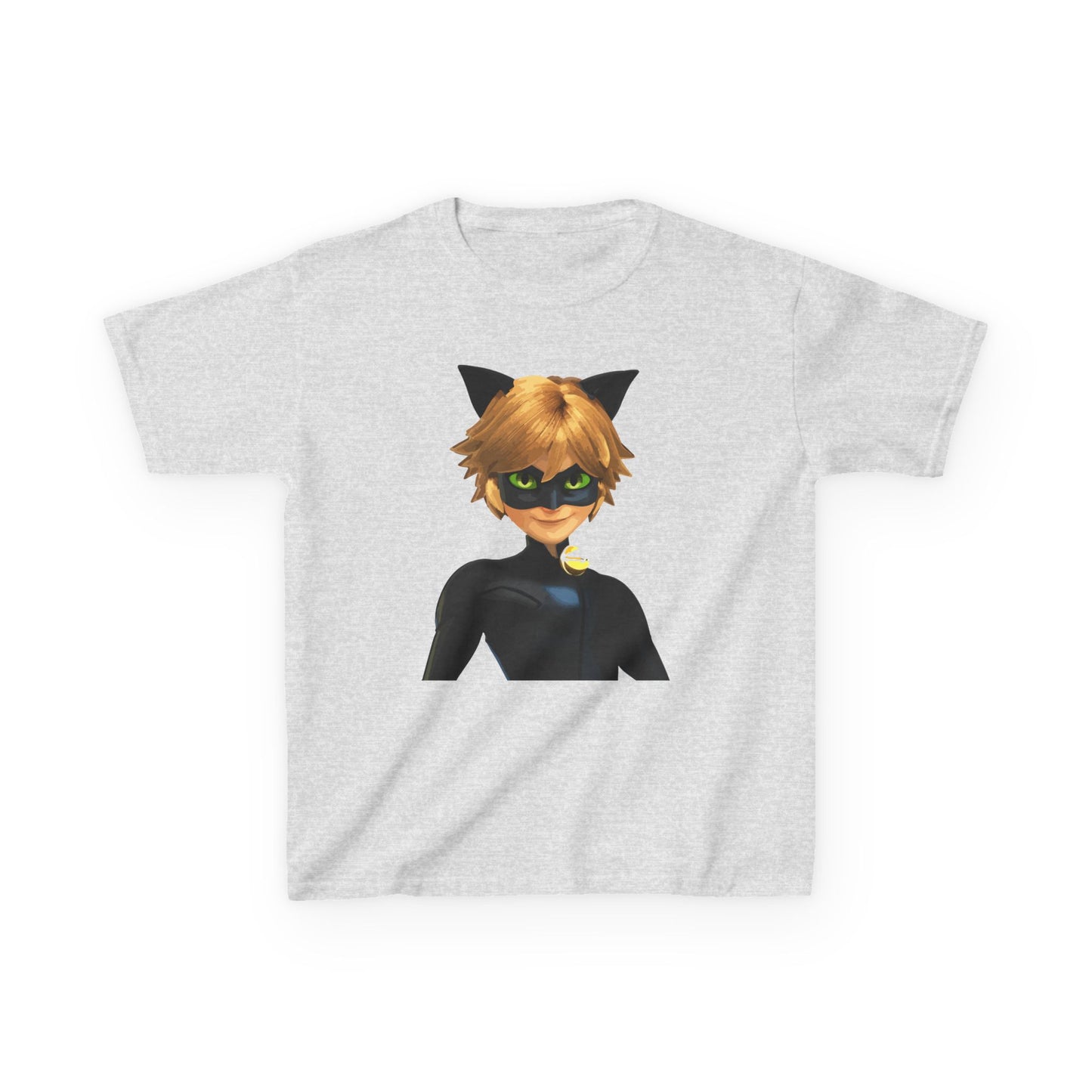 Kids Cat Superhero Tee, Cartoon Shirt, Children's Birthday Gift, Fun Playwear, Gift for Kids, Cat Lover Gift
