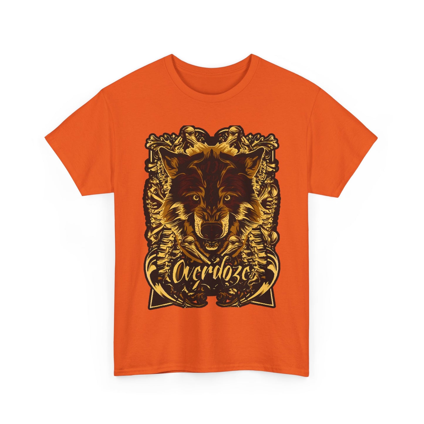 Courageous Wolf Unisex Heavy Cotton Tee