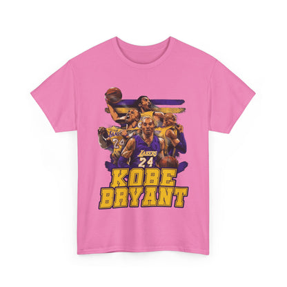 Kobe Bryant Tribute Unisex Heavy Cotton Tee - Basketball Legend Shirt