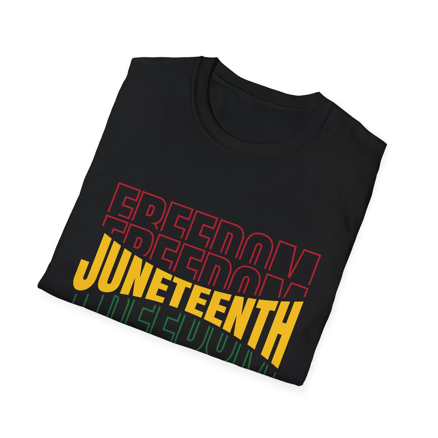 Juneteenth Freedom T-Shirt, Unisex Softstyle Tee, Celebrate Freedom, African American History, Independence Day Shirt, Gift for Activists