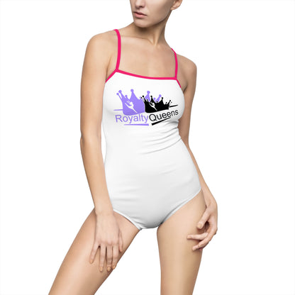 Royalty Queens Women's One-Piece Swimsuit - Stylish Swimwear for Beach Days, Pool Parties, Summer Vacations, Family Gatherings, and [...]