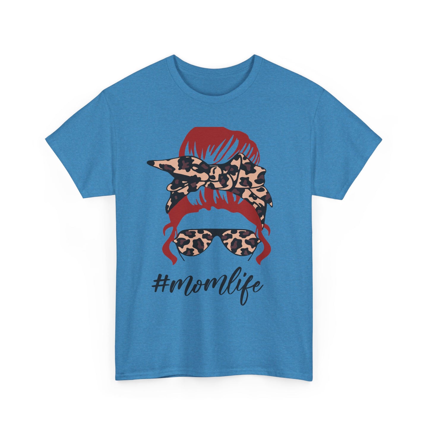 #Momlife Unisex Heavy Cotton Tee - Stylish & Comfortable T-Shirt for Moms
