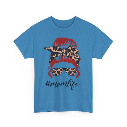 #Momlife Unisex Heavy Cotton Tee - Stylish & Comfortable T-Shirt for Moms