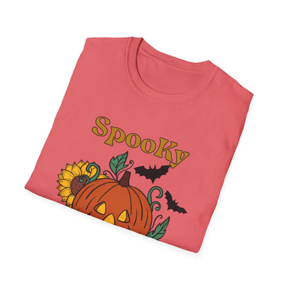 Spooky Season Unisex T-Shirt, Halloween Shirt, Pumpkin Tee, Fall Clothing, Festive Apparel