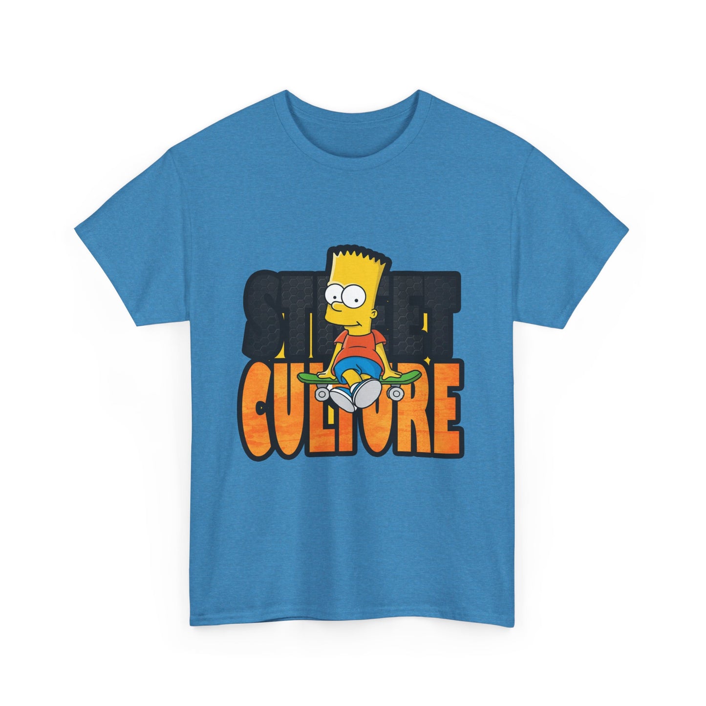 Retro Bart Simpson Unisex Heavy Cotton Tee - Street Culture Vibe