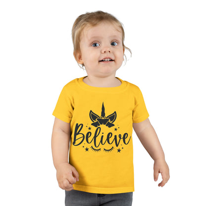 Toddler Unicorn 'Believe' T-Shirt – Cute & Inspirational Kids Apparel