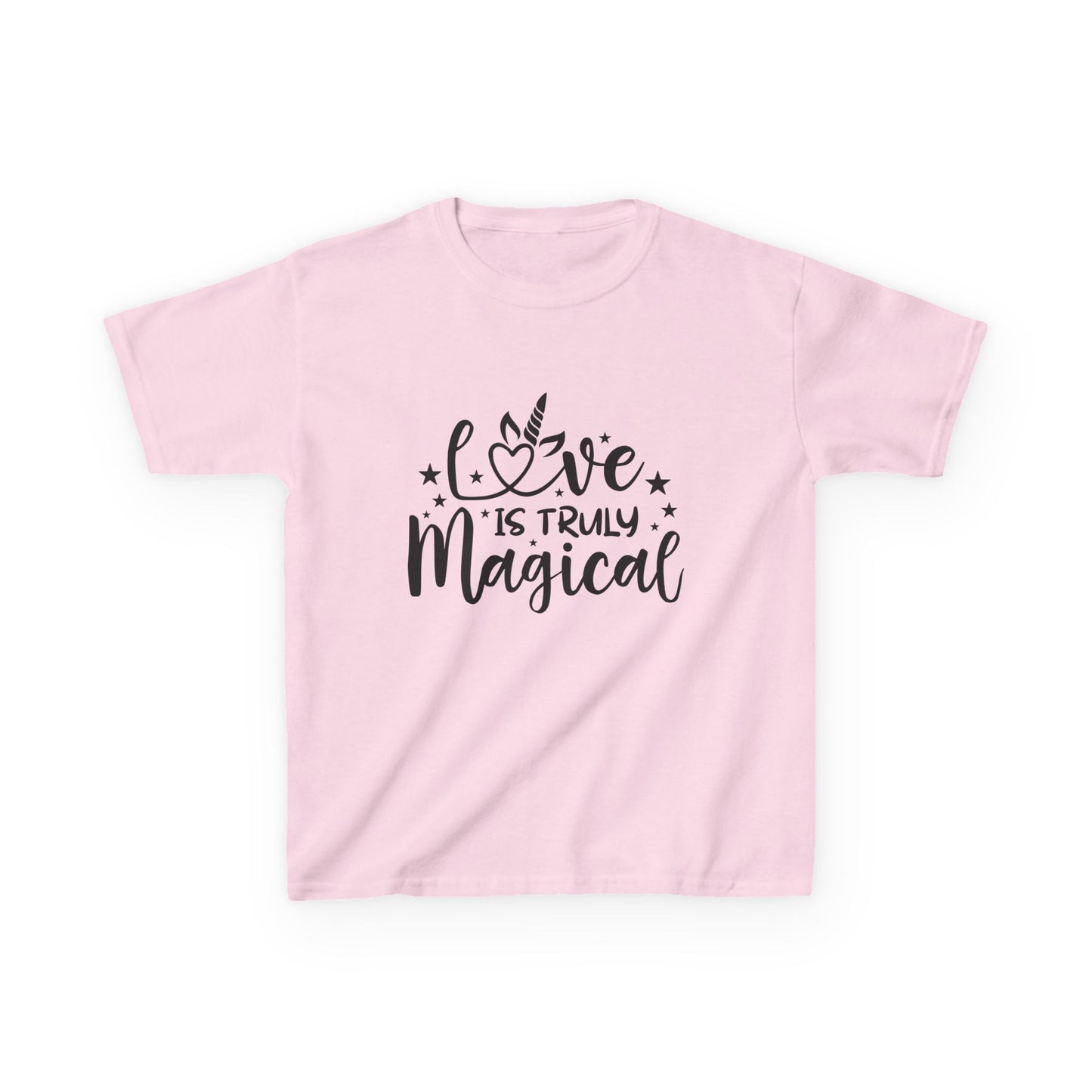 Kids Magical Love Tee - Cute & Comfy Heavy Cotton T-Shirt for Children