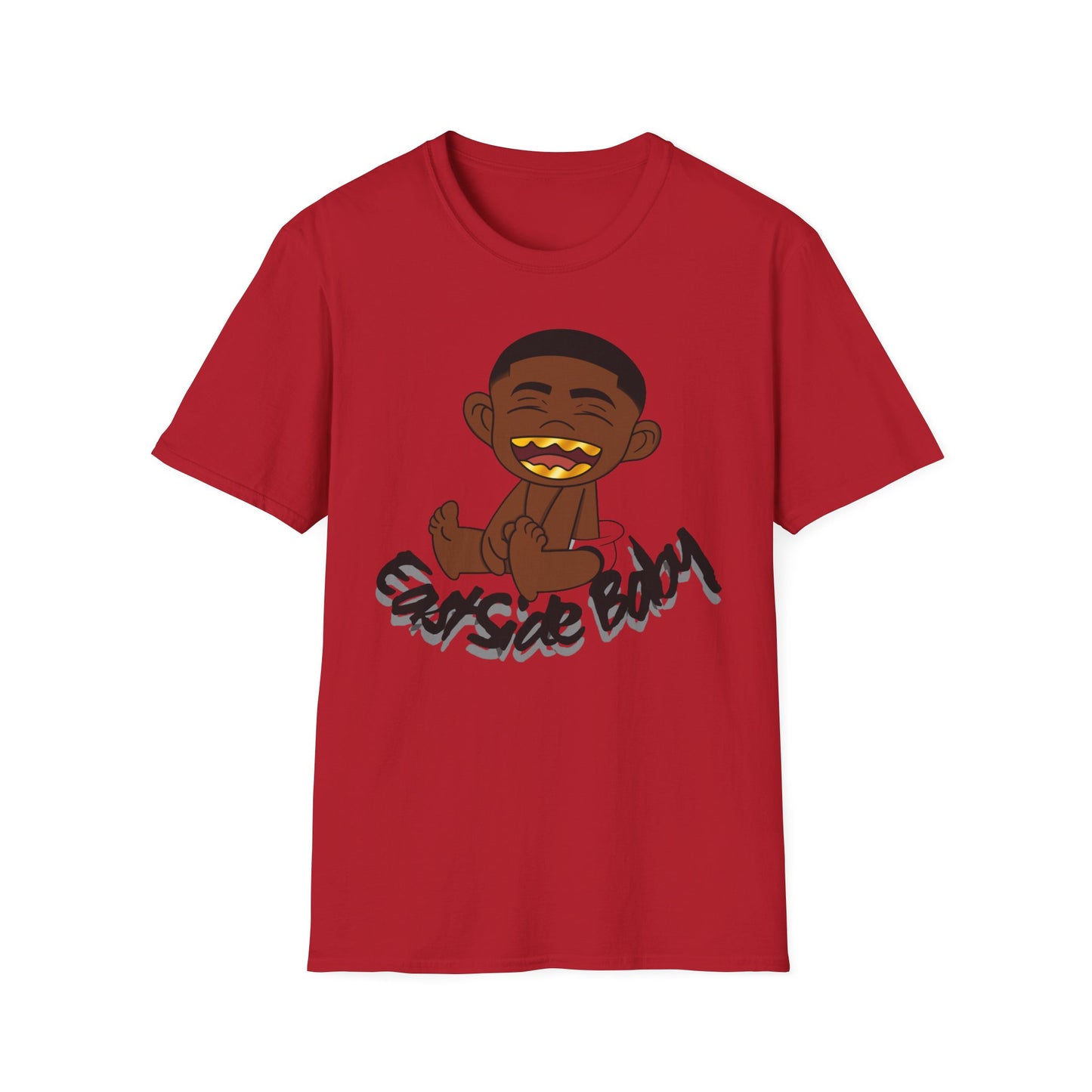 Unisex Softstyle T-Shirt - 'Eastside baby' Fun Graphic Tee