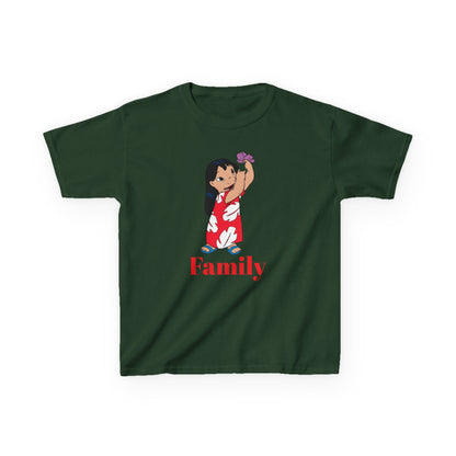 Kids Family Tee, Cute Kids T-Shirt, Family Bonding Shirt, Birthday Gift for Kids, Cute Family Design Tee