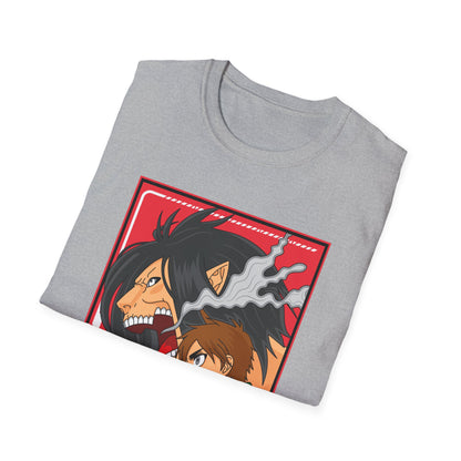 Anime-Inspired Unisex Tee - Softstyle T-Shirt, Casual Gift, Graphic Tee, Manga Apparel, Fan Merchandise
