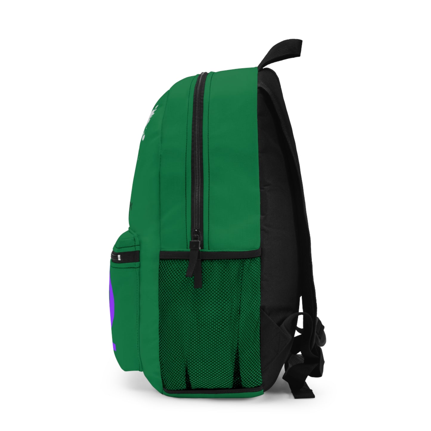 Vibrant Money-Inspired Backpack, Trendy School Bag, Casual Daypack, Gift for Students, Urban Fashion Accessory, Green Backpack