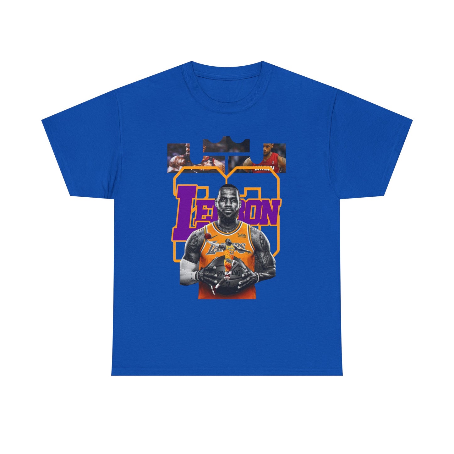 LeBron James Unisex Heavy Cotton Tee - Basketball Fan Apparel