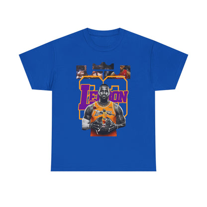 LeBron James Unisex Heavy Cotton Tee - Basketball Fan Apparel