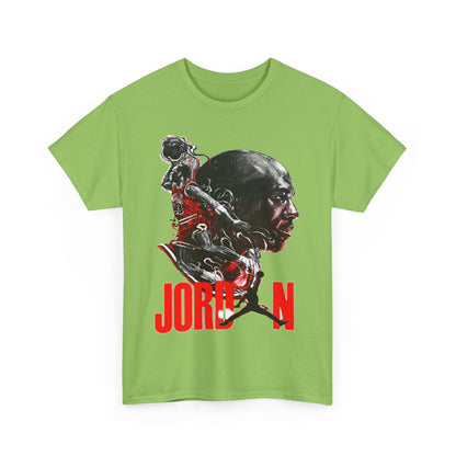 Jordan Inspired Unisex Heavy Cotton Tee - Retro Style Graphic Shirt