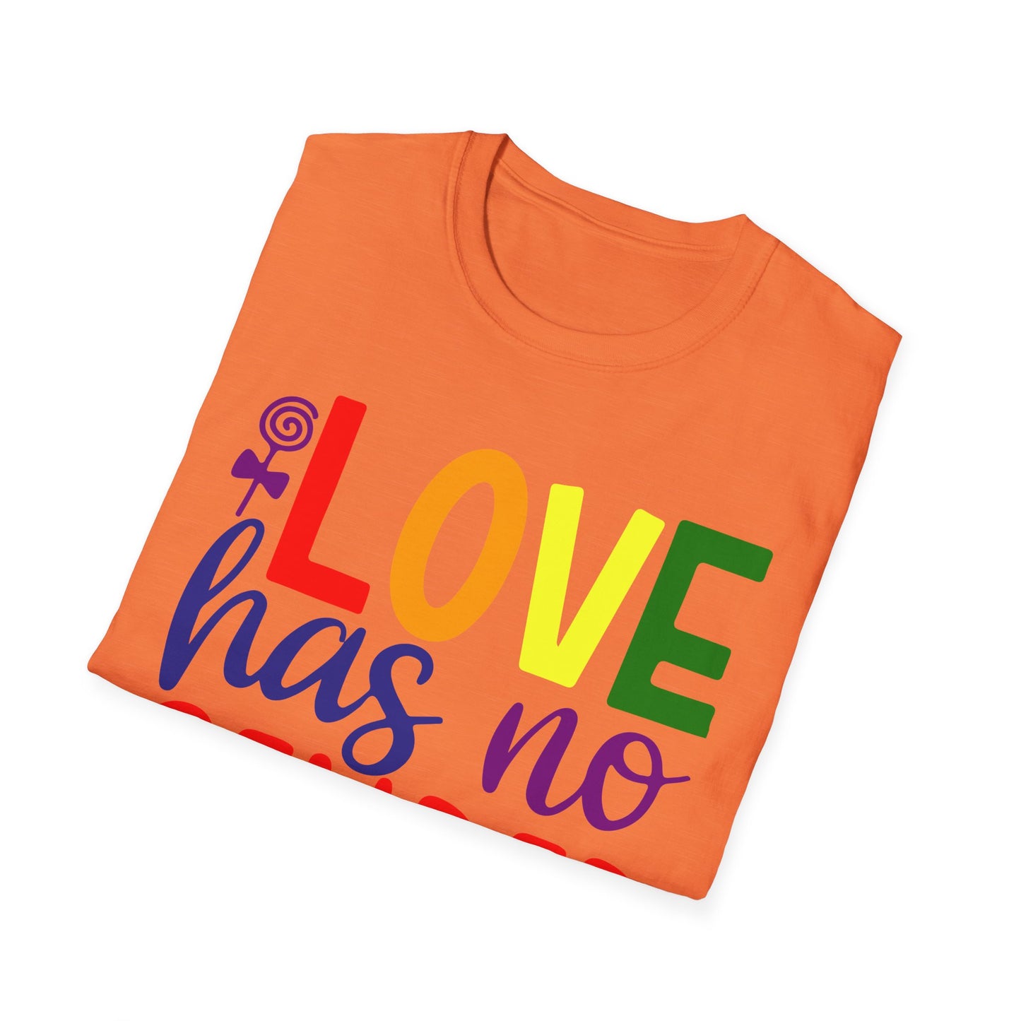 Love Has No Gender Unisex T-Shirt, LGBTQ+ Pride Tee, Comfort Fit Shirt, Gift for Allies, Inclusivity Apparel, Birthday Celebration Top