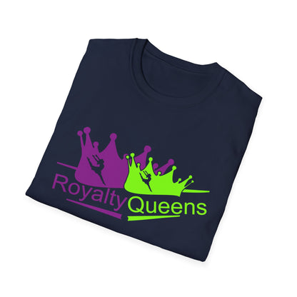 Royalty Queens Unisex T-Shirt | Fun Graphic Tee for Gifts, Celebrations, Birthdays, Crown Lovers, Casual Wear