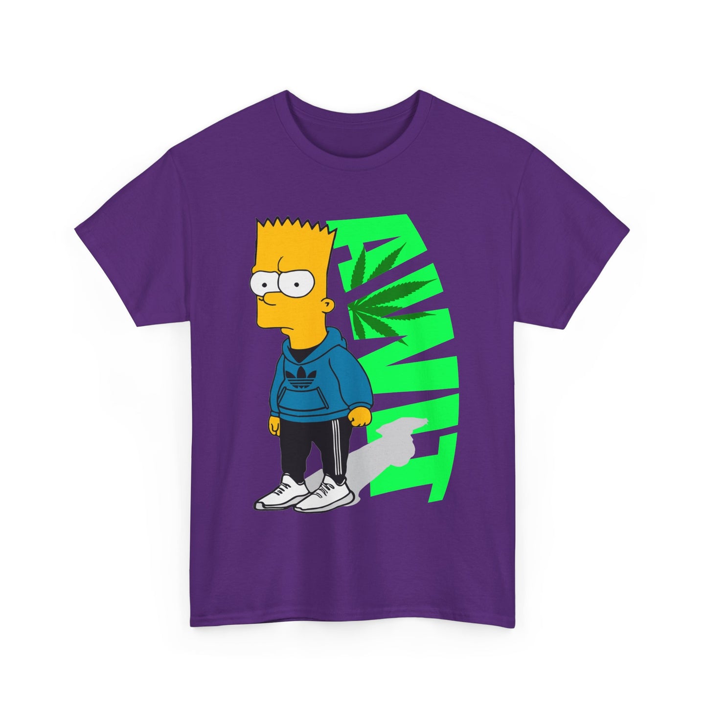 Bart Simpson Cannabis Vibe Unisex Heavy Cotton Tee