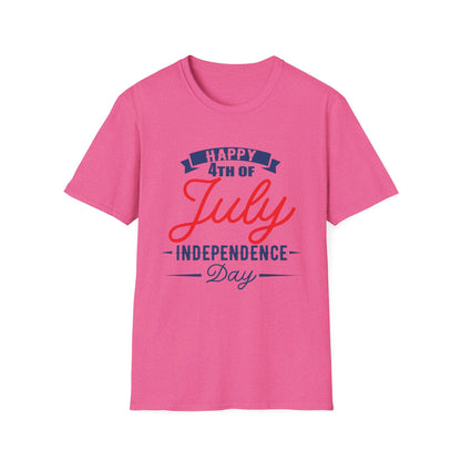 Happy 4th of July Unisex T-Shirt, Independence Day Tee, Summer Celebration Shirt, Patriotic Apparel, Casual Festival Wear