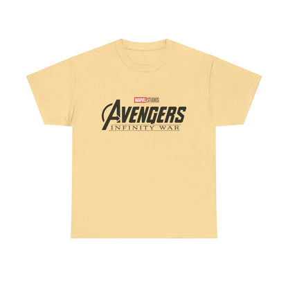 Avengers Infinity War Unisex Heavy Cotton Tee, Marvel Fan Shirt, Superhero Apparel, Gift for Him, Comic Book T-Shirt, Casual Wear