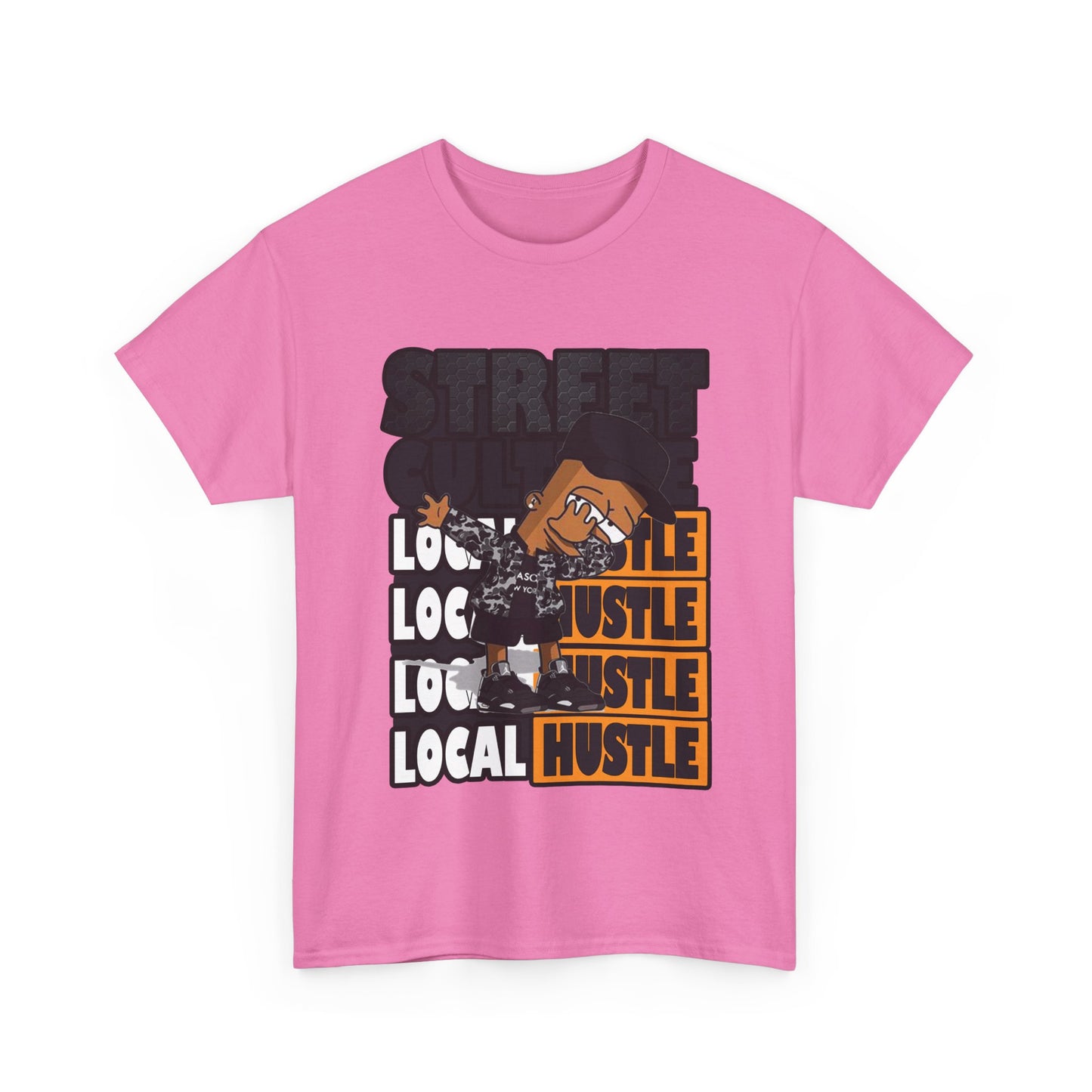 Street Hustle Unisex Heavy Cotton Tee | Casual Graphic T-Shirt for Entrepreneurs