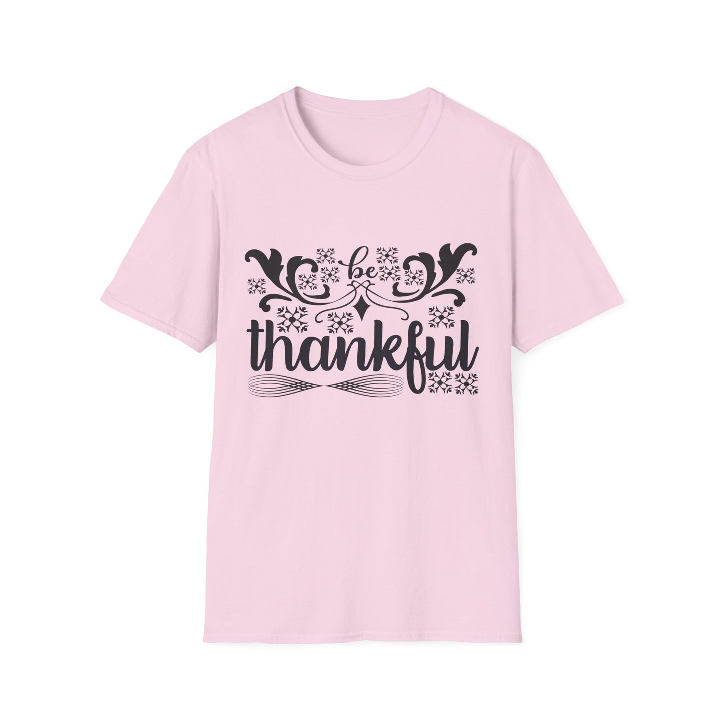 Thankful Unisex Softstyle T-Shirt - Fall Fashion, Thanksgiving Gift, Casual Wear, Gratitude Tees, Everyday Comfort