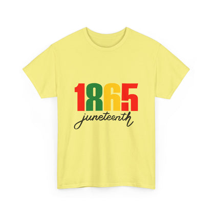 Juneteenth Celebration Tee, Unisex Cotton Shirt, 1865 Juneteenth T-Shirt, Freedom Celebration Apparel, Black History Month Gear